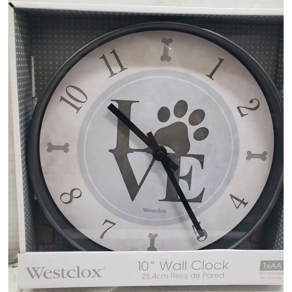 Plastic Decorative Kitchen Wall Clock, approx. 10